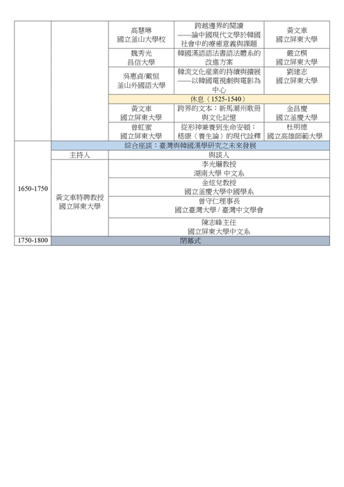 【研討會訊息】2026臺韓漢學研究學術研討會圖片