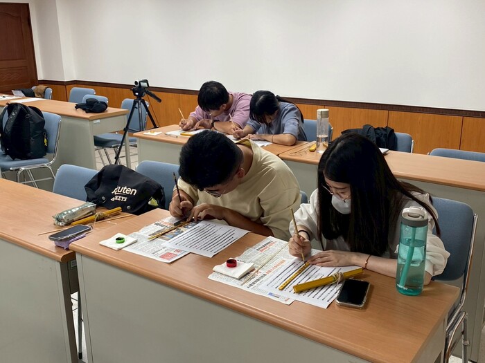 同學們實際操作圖片